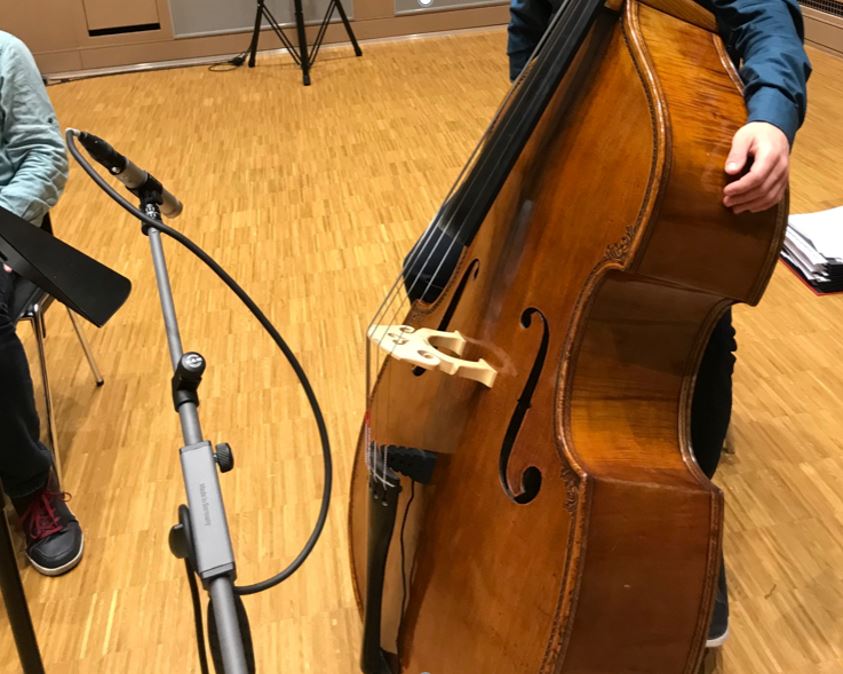 How to mic a double bass in the studio